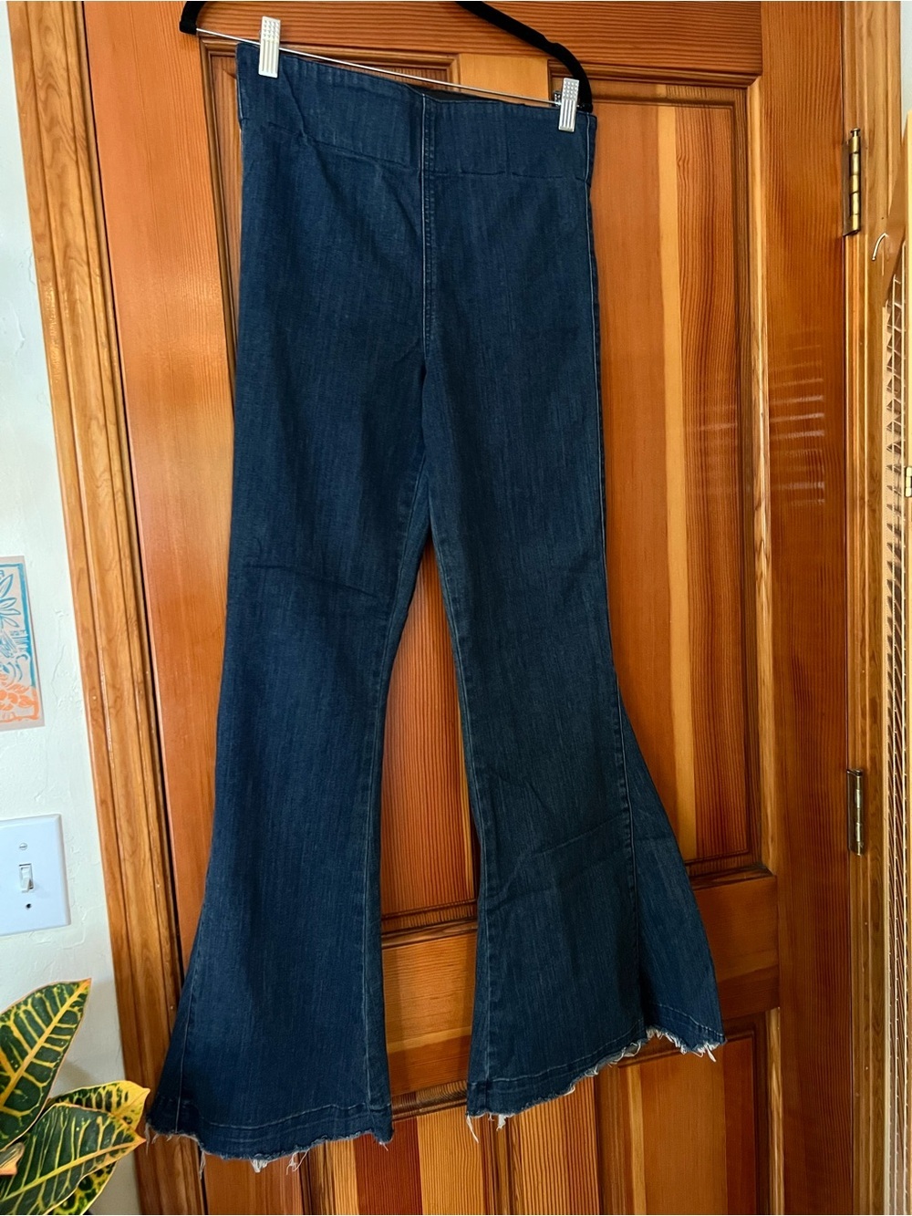 Mumu blue High-Rise Dark Blue Wide-Leg Jeans for Women - Picture 2 of 6